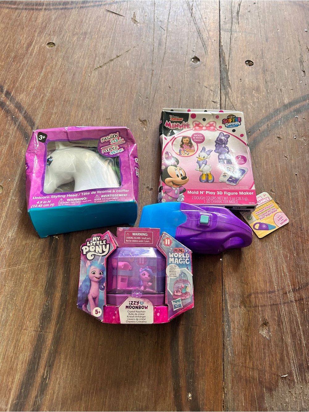 Set of four girls toys